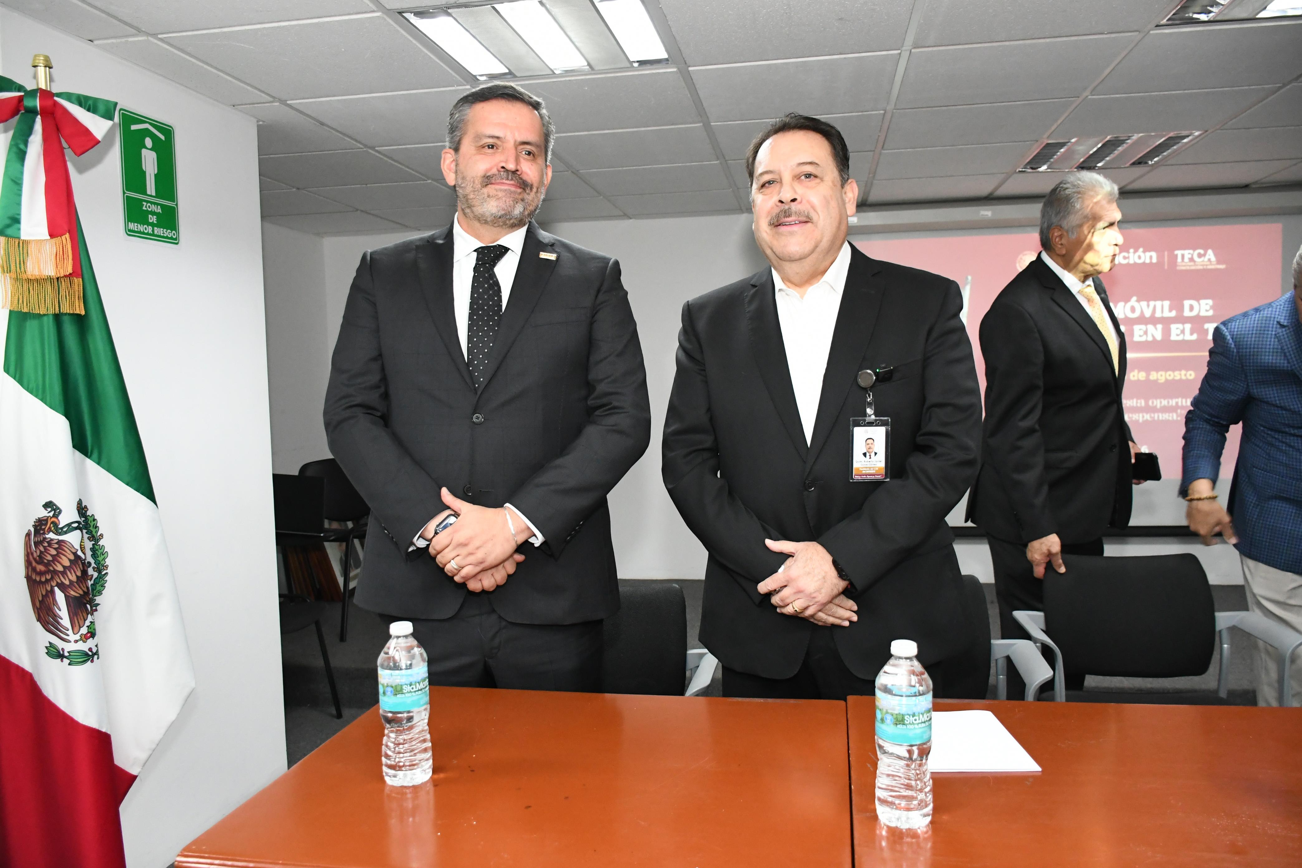 Inauguración de la Unidad Móvil de SuperISSSTE en el Tribunal Federal de Conciliación y Arbitraje